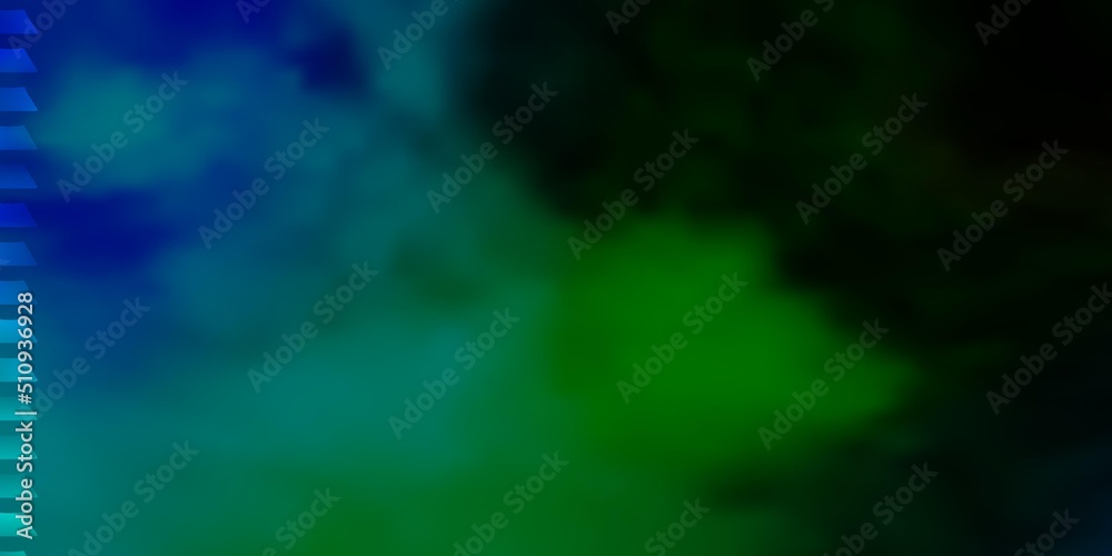Light Blue, Green vector template with rectangles.