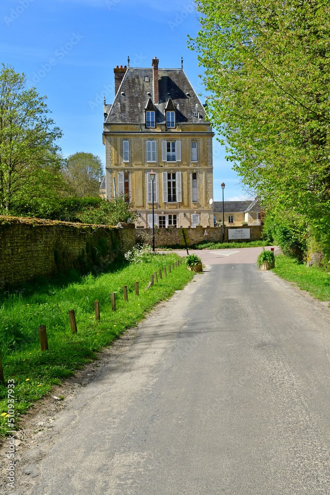 Dampsmesnil; France - april 23 2022 : picturesque village