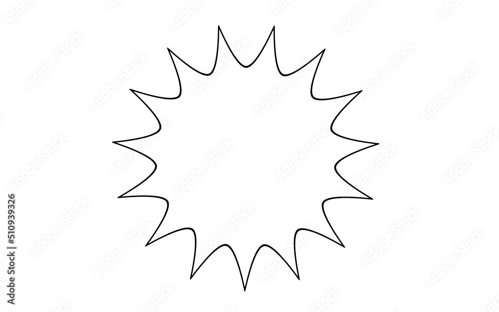isolated on white background isolated on black frame circle vector flower star burst isolated on white background isolated on black frame circle vector flower star burst