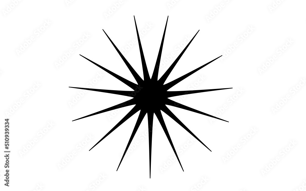 isolated on white background isolated on black frame circle vector flower star burst isolated on white background isolated on black frame circle vector flower star burst