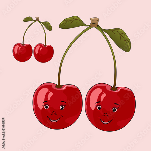 cherry illustration