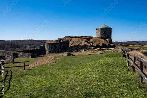 Ruins of the castle in Gothenburg Sweden. Bohus fortress! photo