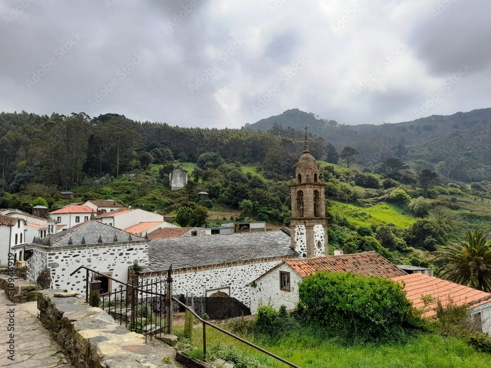 Iglesia de San Andrés de Teixido en Cedeira, Galicia