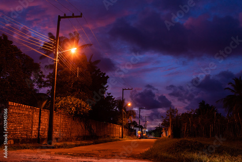 Rua da cidade de Guimrães, Maranhão - Brasil