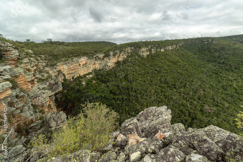 natural landscape in the city of Ituaçu, State of Bahia, Brazil