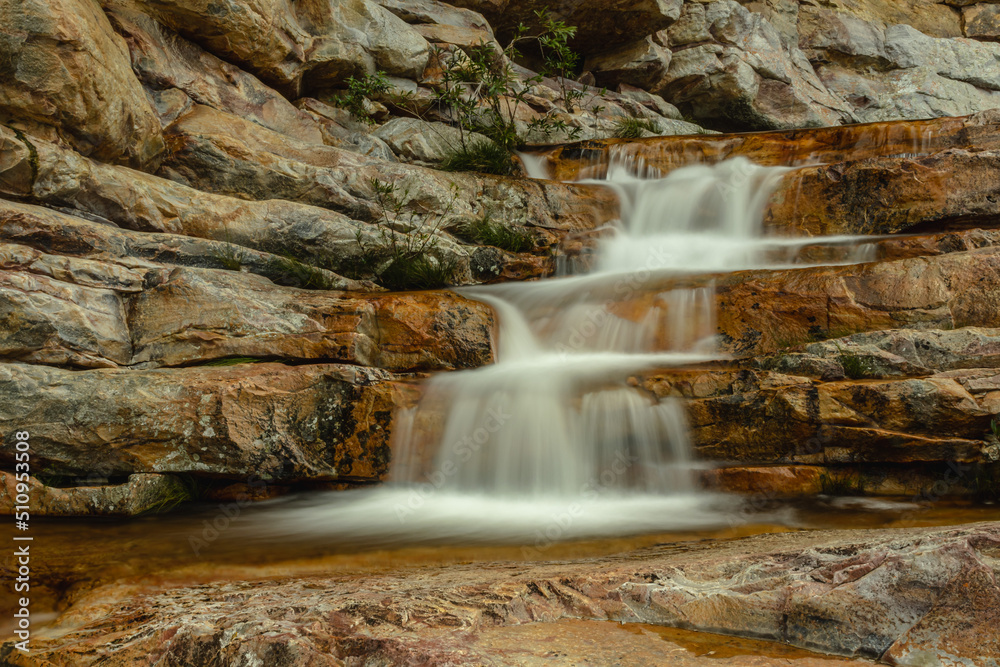 Obraz premium waterfall in the city of Ituaçu, State of Bahia, Brazil