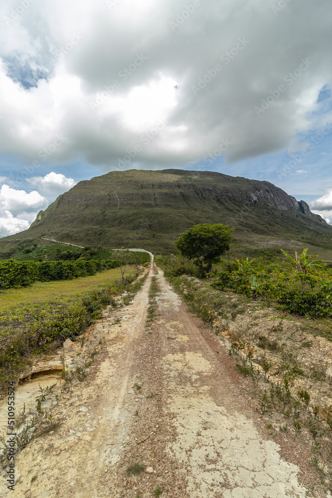 natural landscape in the city of Ituaçu, State of Bahia, Brazil