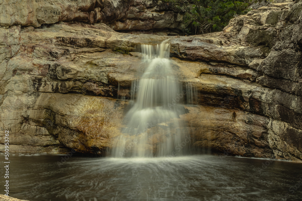 Naklejka premium waterfall in the city of Ituaçu, State of Bahia, Brazil