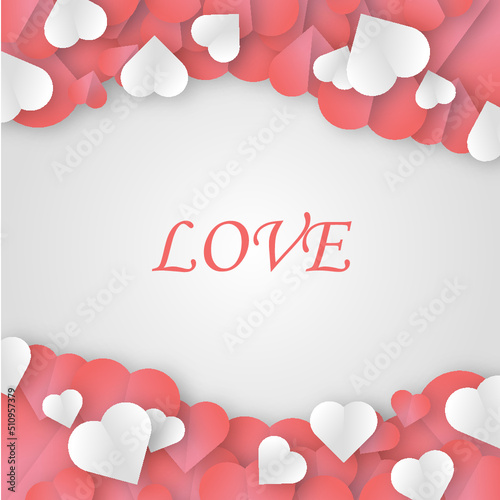 Template Love - Background With Hearst photo