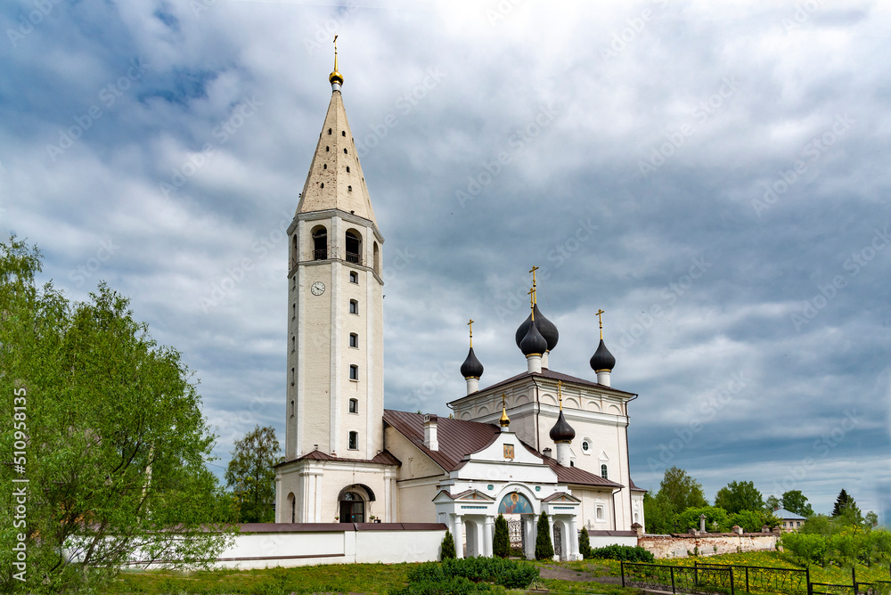 Resurrection cathedral in the Vyatskoe village in Russia