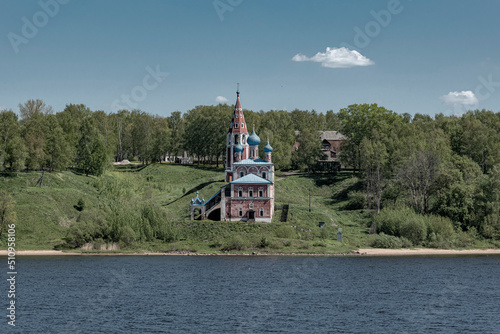 Orthodox church in the city of Tutaev photo