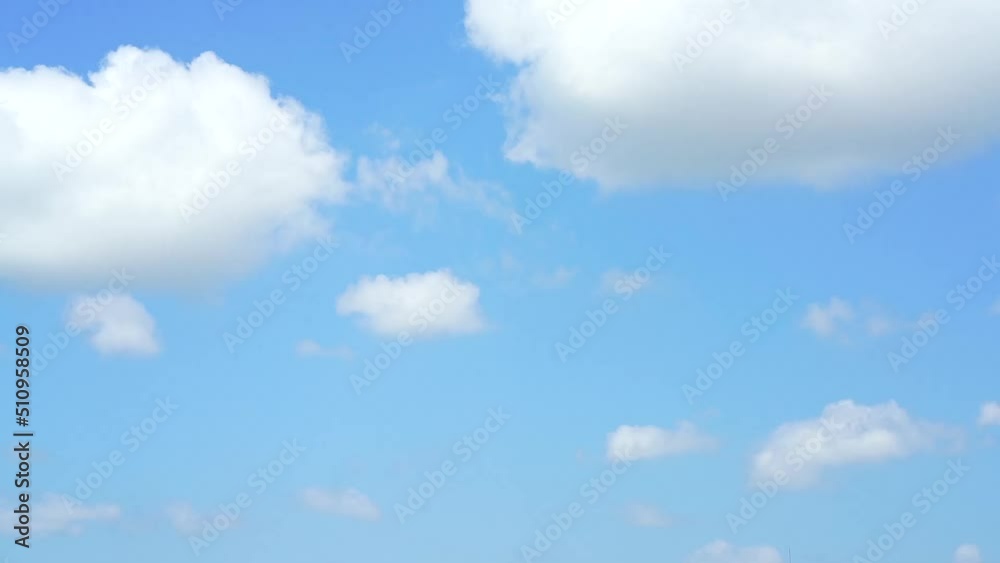 雲が流れていく様子 雲が流れていく様子
