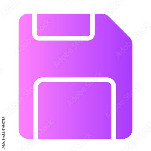floppy gradient icon