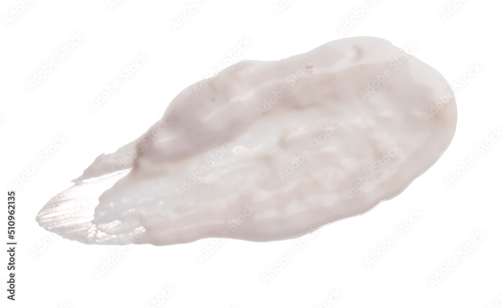 cosmetic cream swipe isolated on white background cosmetic cream swipe isolated on white background