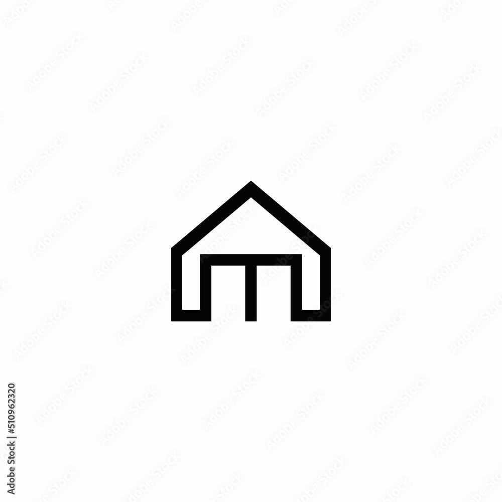construction logo in line concept design. construction logo in line concept design.