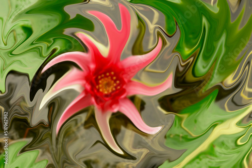 Multicolored abstract background with swirl, distorted wave style decoration, colorful wavy lines.