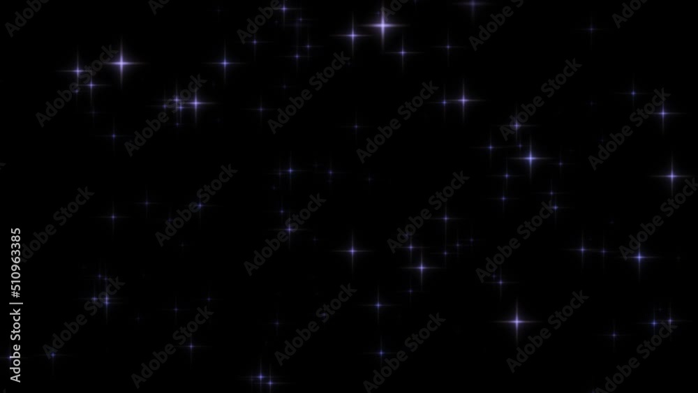 Blue and Purple Glitter particle