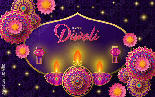Happy diwali, deepavali the indian festival