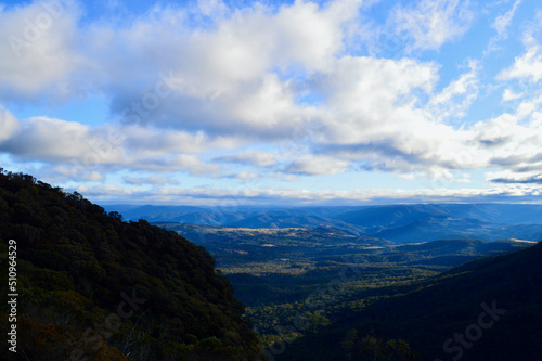 A view into the valley at Katoomba in the Blue Mountains of Australia © Bruce