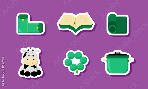 Islamic Icon Collection Stickers Design