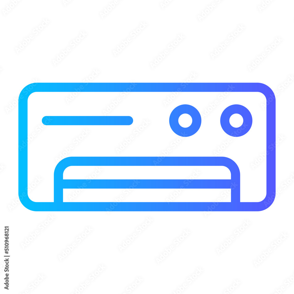 ac gradient icon ac gradient icon