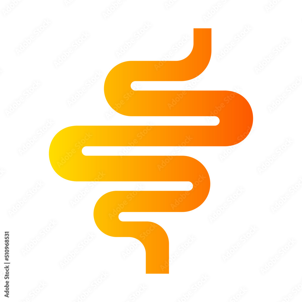 intestine gradient icon intestine gradient icon