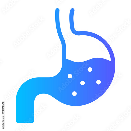 stomach gradient icon