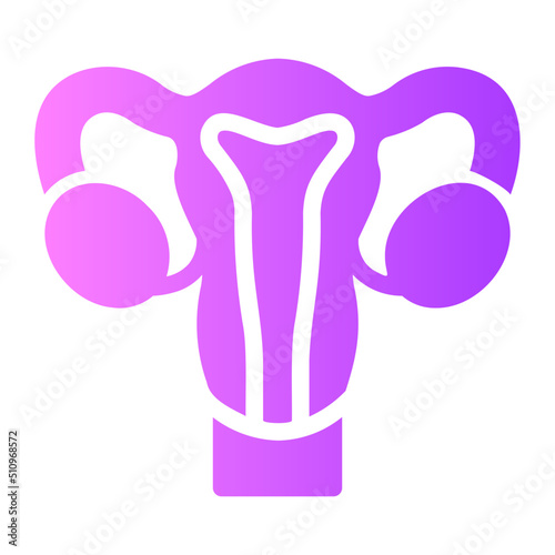 uterus gradient icon