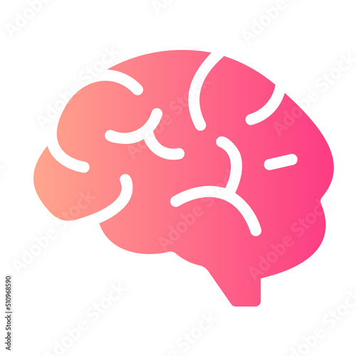 brain gradient icon