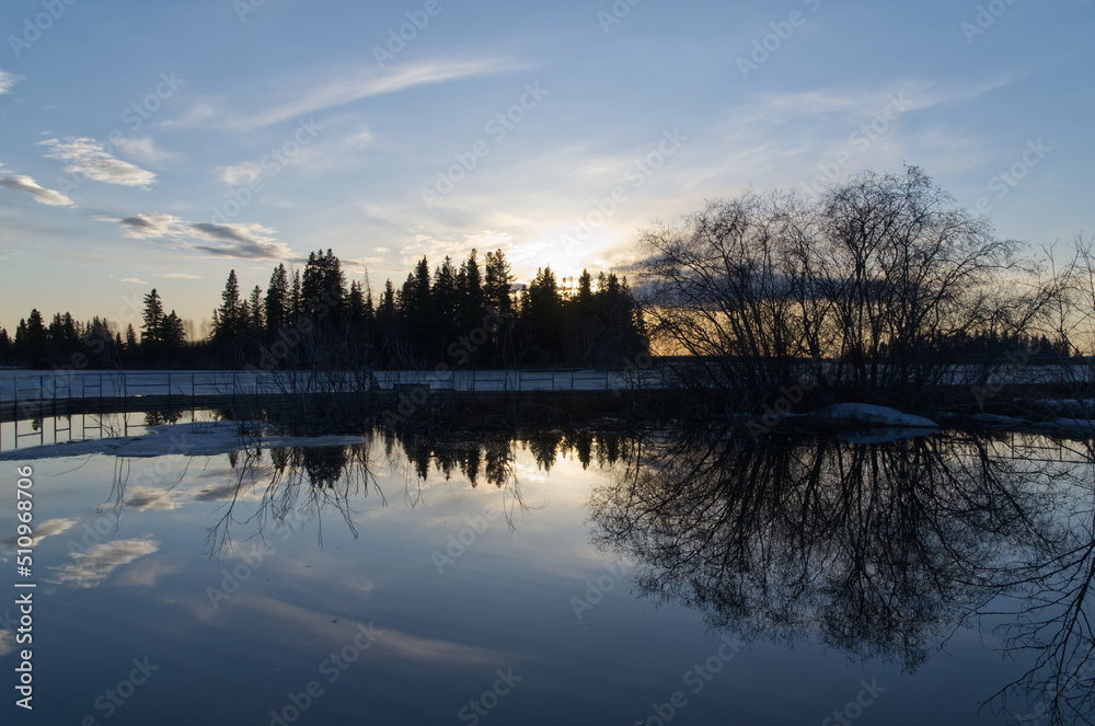 An Evening at Astotin Lake An Evening at Astotin Lake
