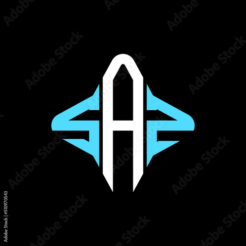 SAZ letter logo creative design with vector graphic