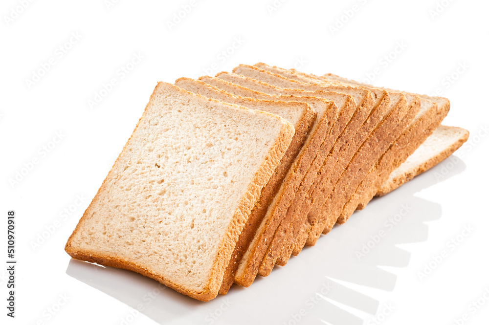 slices of bread isolated slices of bread isolated