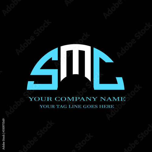 Foto SMC letter logo creative design with vector graphic