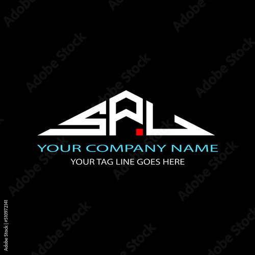 SPU letter logo creative design with vector graphic