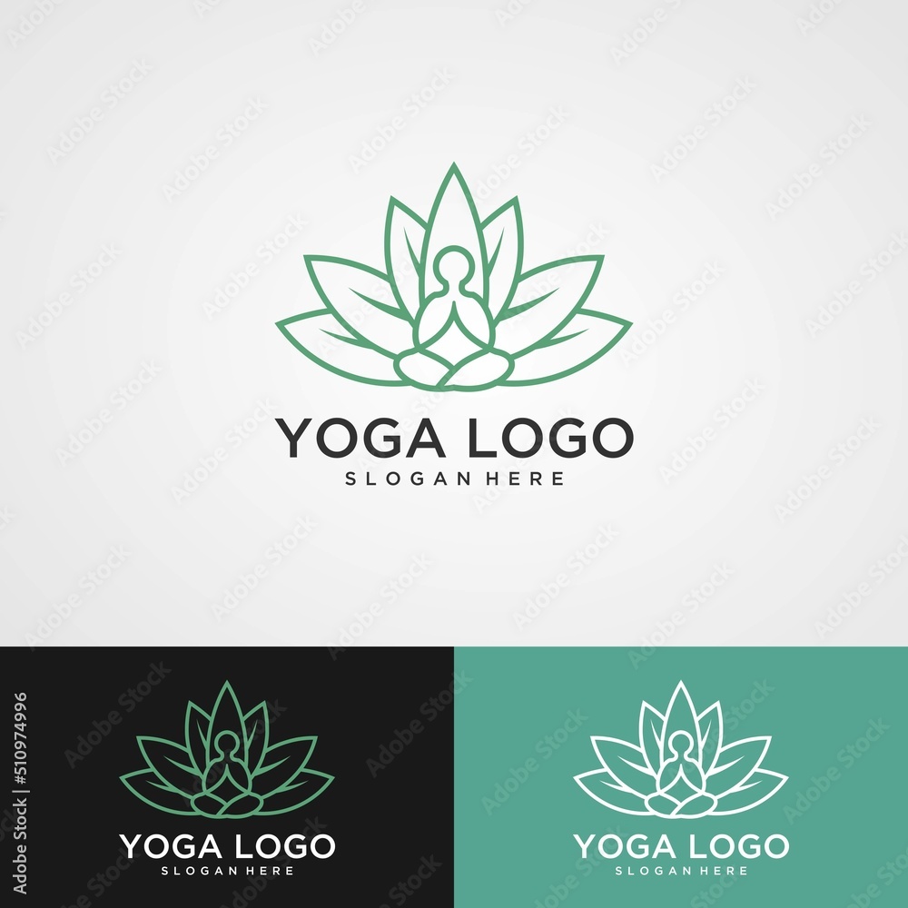 Lotus Flower Logo abstract Beauty Spa salon Cosmetics brand Linear. Looped Leaf Logotype vector design Luxury Fashion Template. Lotus Flower Logo abstract Beauty Spa salon Cosmetics brand Linear. Looped Leaf Logotype vector design Luxury Fashion Template.