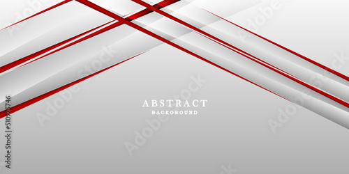 Abstract red, white and grey background