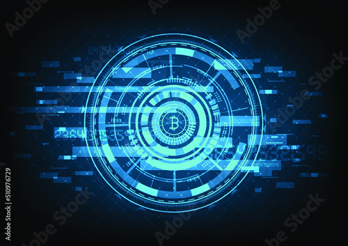 Technology Design Art Abstract Blue Background For Network Circuit Communication