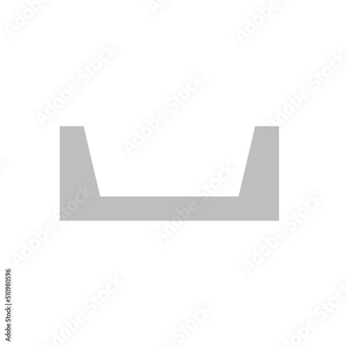 Open drain gutter vector illustration. May called trench, ditch, street or concrete gutter for irrigation, stormwater drainage system. To drain water from lawn, yard, garden, road, city and driveway.
