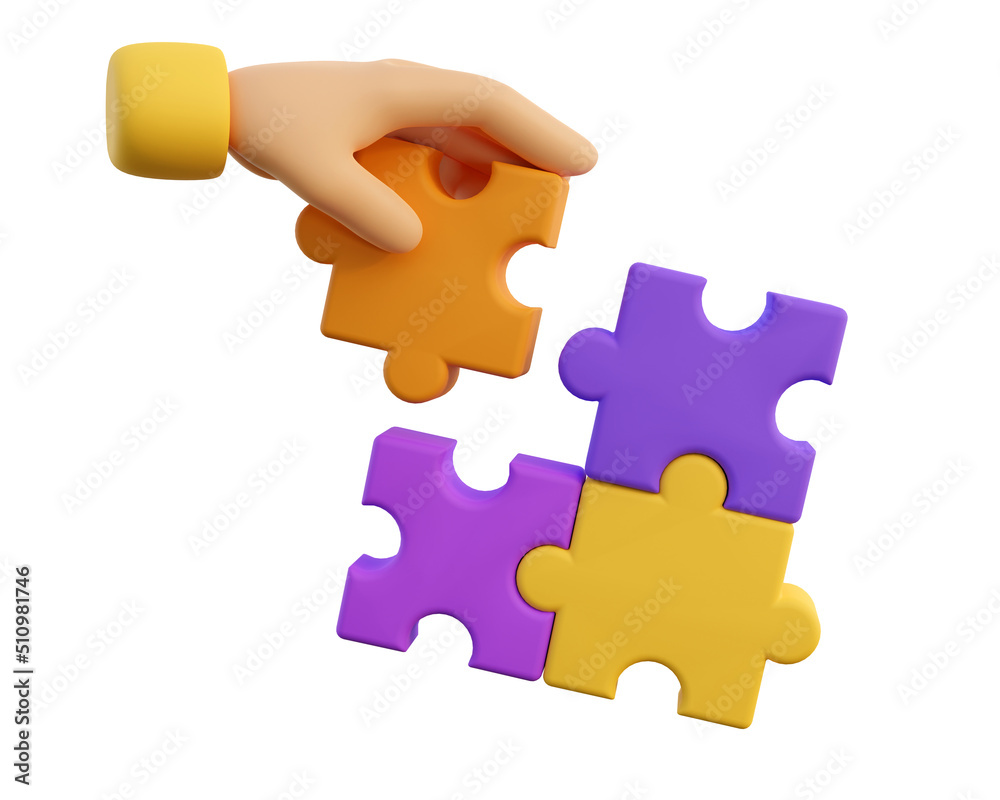3d human hands with jigsaw puzzle pieces. Concept of business problems, partnership, development, cooperation and teamwork. 3d high quality render on purple background. 3d human hands with jigsaw puzzle pieces. Concept of business problems, partnership, development, cooperation and teamwork. 3d high quality render on purple background.