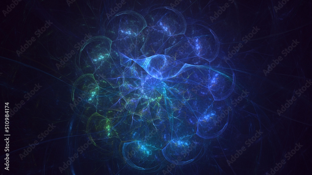 3D rendering abstract round light background 3D rendering abstract round light background