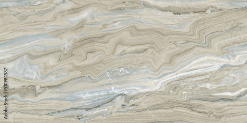 light grey and beige color multi waves type marble texture glossy finish for floor tile