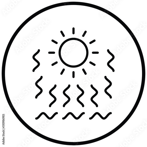 Heat Wave Icon Style