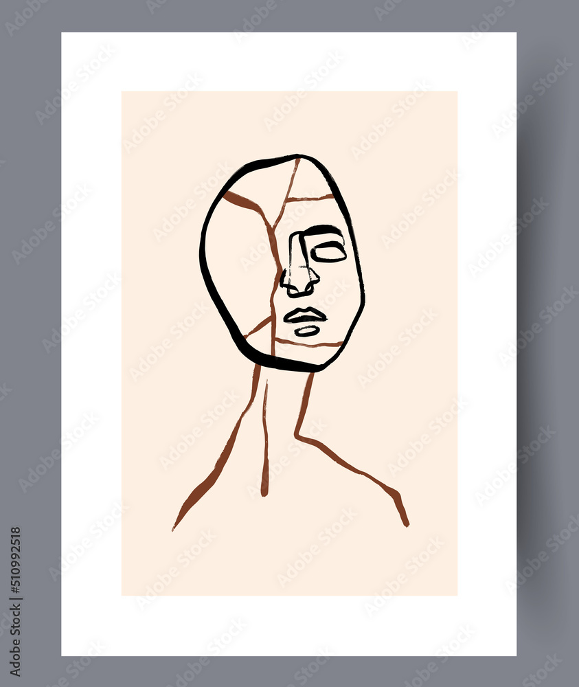 Scandinavian abstract wall art. Minimalistic art vector poster. Hand drawn minimalism design for interior. Printable bundle. Vector illustration. Scandinavian abstract wall art. Minimalistic art vector poster. Hand drawn minimalism design for interior. Printable bundle. Vector illustration.