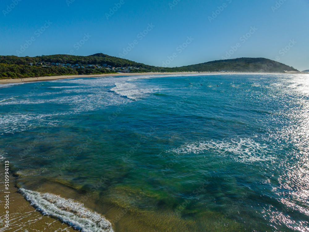 Fototapeta premium Sunlight on the bay