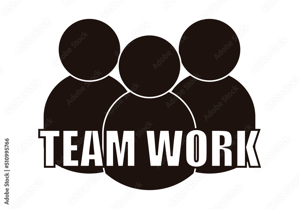 Icono negro de grupo de trabajo en fondo blanco. Icono negro de grupo de trabajo en fondo blanco.