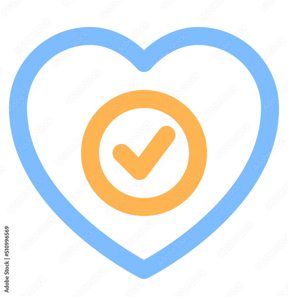 approval colored line icon approval colored line icon