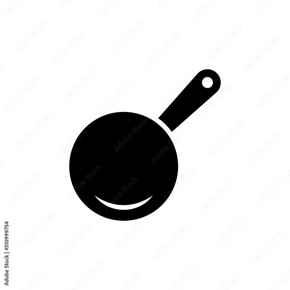 Frying pan simple icon Frying pan simple icon