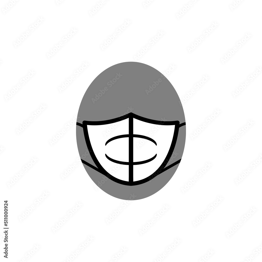 mask icon vector illustration design