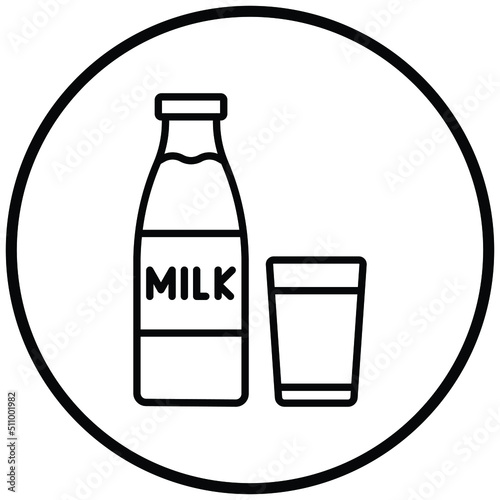 Milk Icon Style