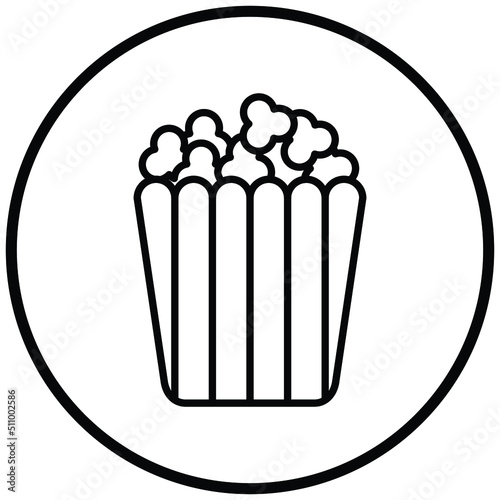Popcorn Icon Style